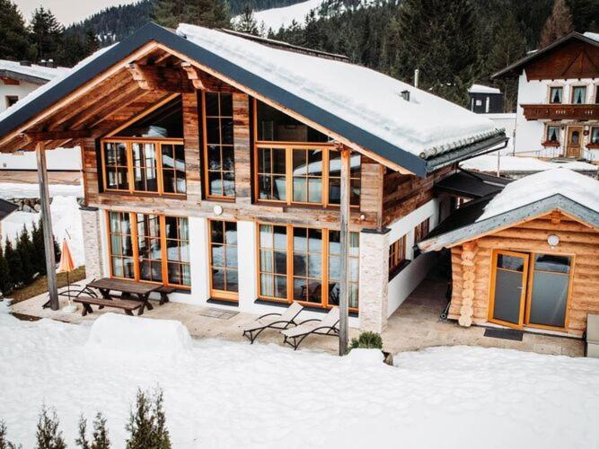 Chalets Im Weidach, Leutasch Eksteriør bilde