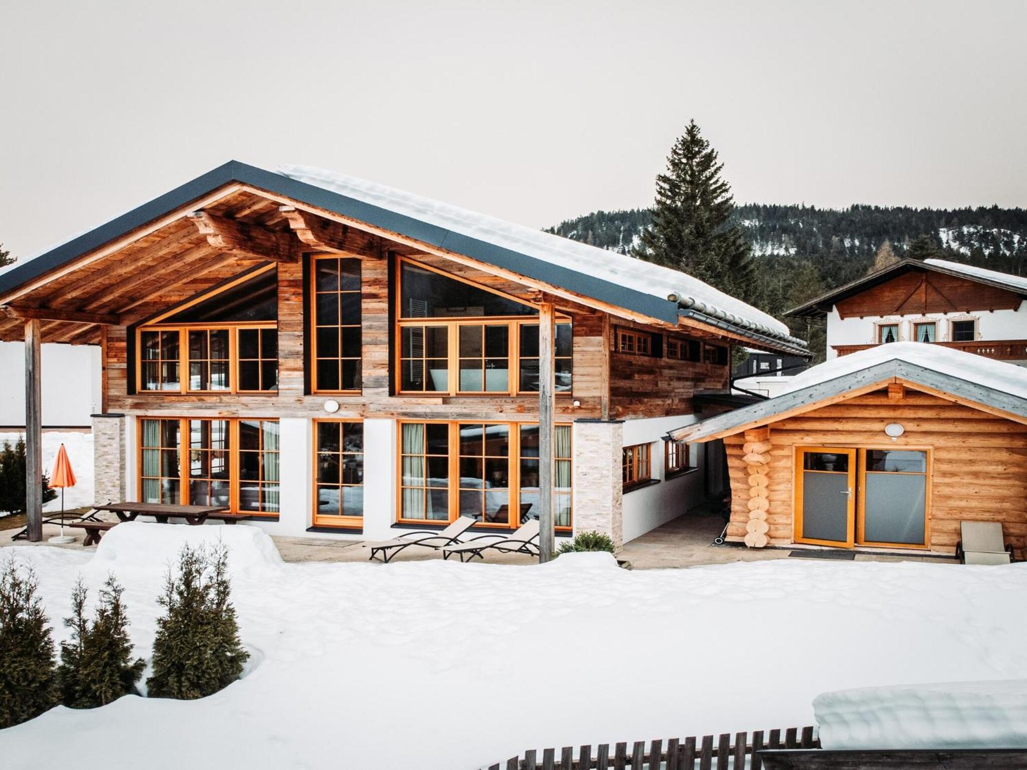 Chalets Im Weidach, Leutasch Eksteriør bilde