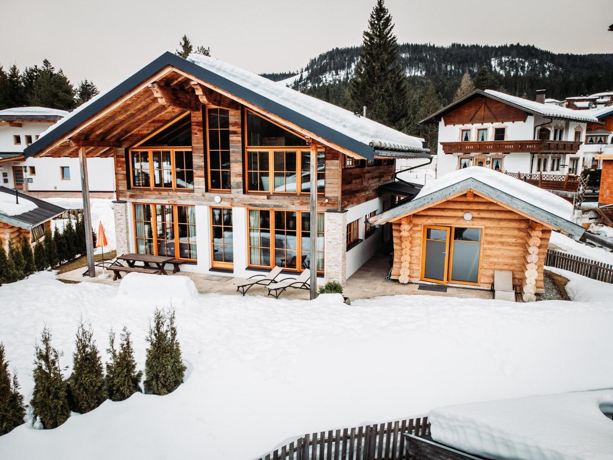 Chalets Im Weidach, Leutasch Eksteriør bilde