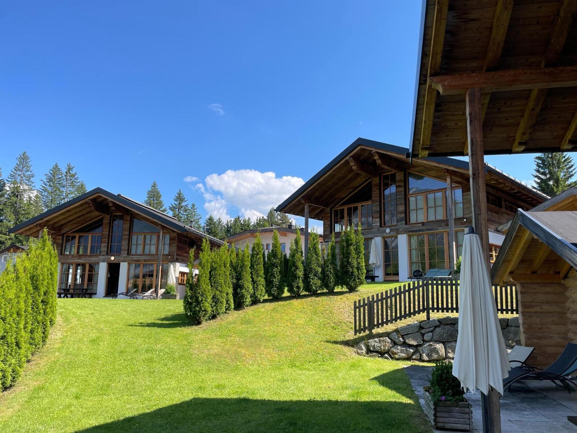 Chalets Im Weidach, Leutasch Eksteriør bilde